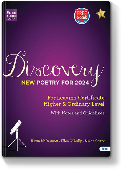 Discovery - New Poetry for 2024 - Higher & Ordinary Level Textbook and Student Portfolio - Set